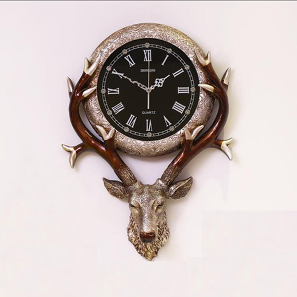Đồng hồ treo tường sừng hươu H878